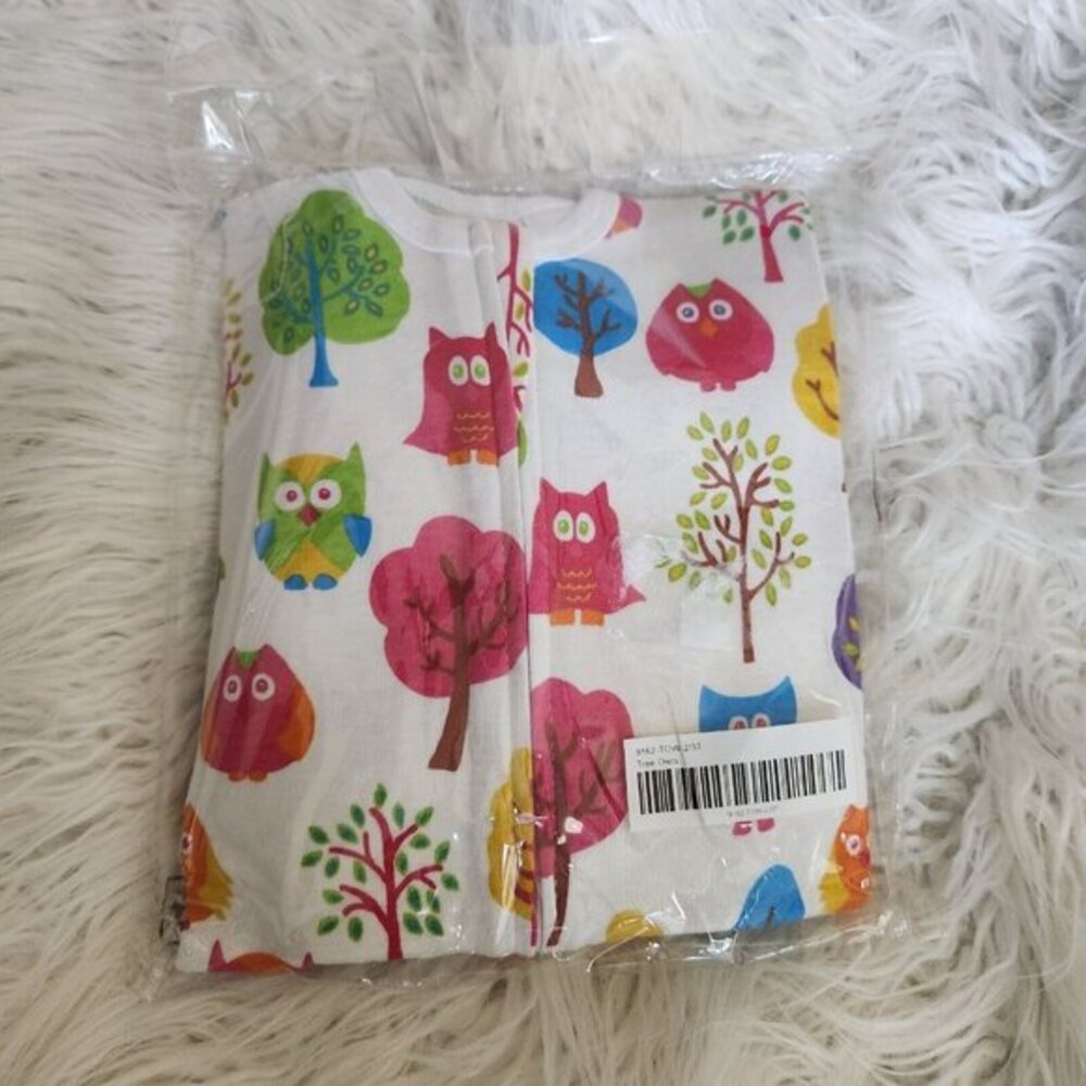 SLEEPING BABY Flying Squirrel Pajama 2T 3T Tree Owls Forest NEW